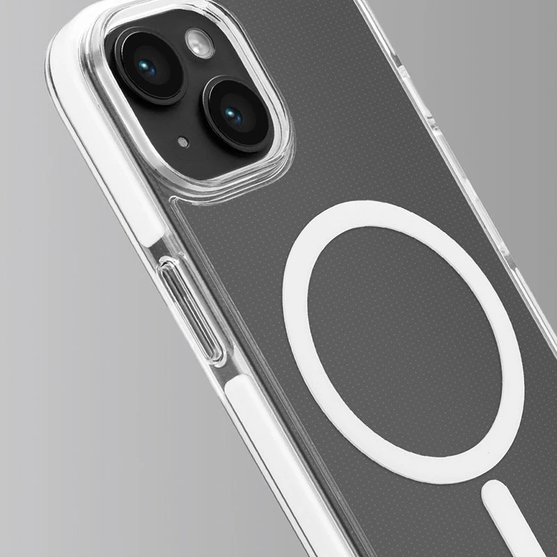 SBS Puro LITEMAG PRO Apple iPhone 15 Plus / 14 Plus 6.7" MagSafe dėklas telefonui skaidrus PUIPC1567LITEMPWHI