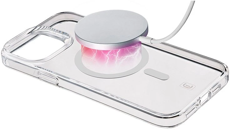 Cellular Line Cellularline Gloss Mag - Apple iPhone 15 Pro MagSafe dėklas Transparent