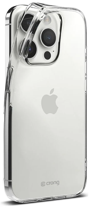 Crong Crystal Slim Cover - Dėklas iPhone 15 Pro (permatomas)