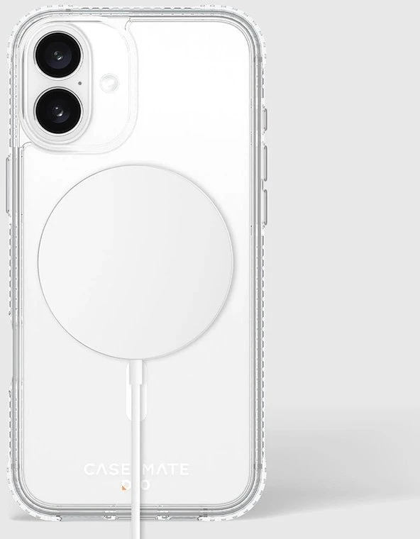 Case-Mate Tough D3O MagSafe - dėklas skirtas Apple iPhone 16 Plus Clear