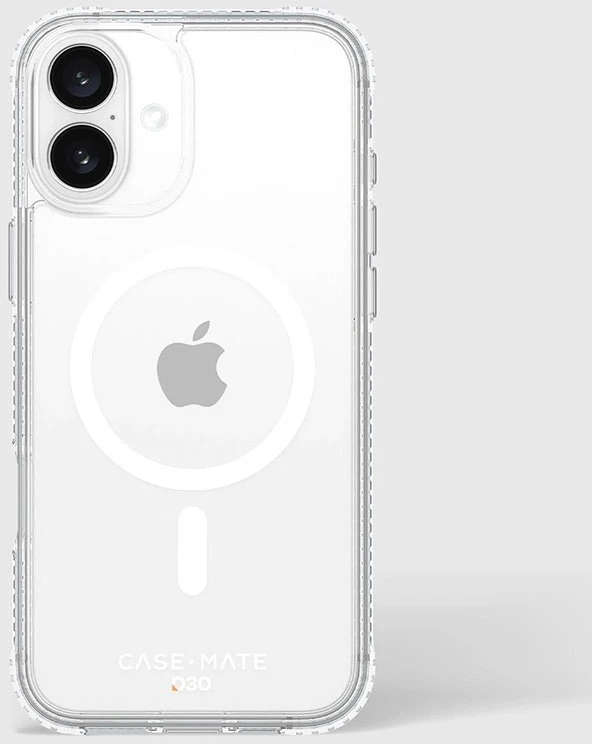 Case-Mate Tough D3O MagSafe - dėklas skirtas Apple iPhone 16 Plus Clear