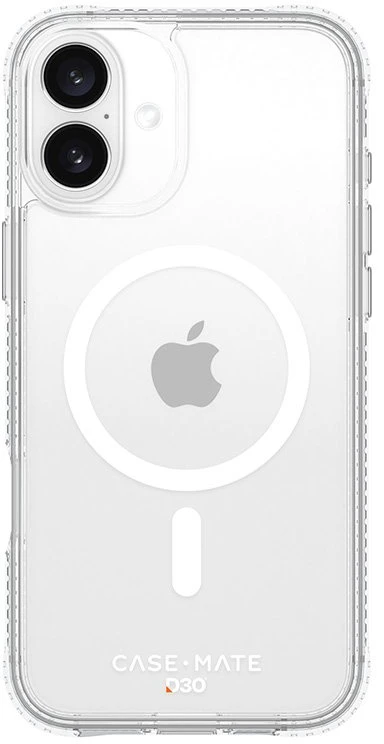 Case-Mate Tough D3O MagSafe - dėklas skirtas Apple iPhone 16 Plus Clear
