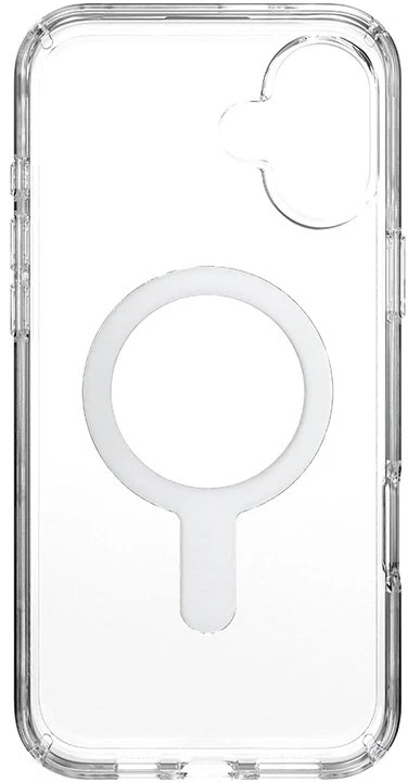 Speck Presidio Perfect-Clear ClickLock & MagSafe - dėklas skirtas Apple iPhone 16 Plus Clear / Chrome Finish / Serene Sidabrinis