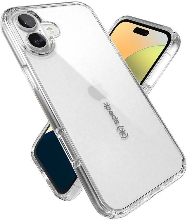Speck „Gemshell“ dėklas, skirtas „iPhone 16 Plus“, skaidrus