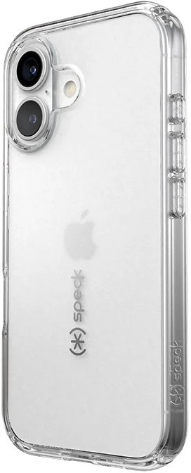 Speck „Gemshell“ dėklas, skirtas „iPhone 16“, permatomas