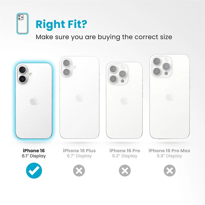 Dėklas Speck Presidio Perfect-Clear ClickLock & MagSafe do iPhone 16 permatomas
