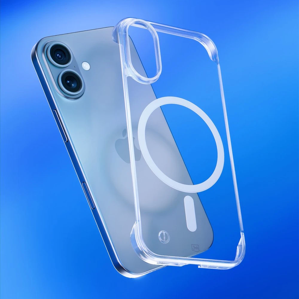 Dėklas 3Mk apsauginis 3mk Just20g MagCase, skirtas iPhone 16 - skaidrus
