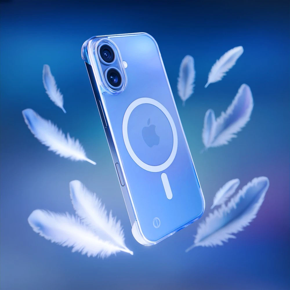Dėklas 3Mk apsauginis 3mk Just20g MagCase, skirtas iPhone 16 - skaidrus