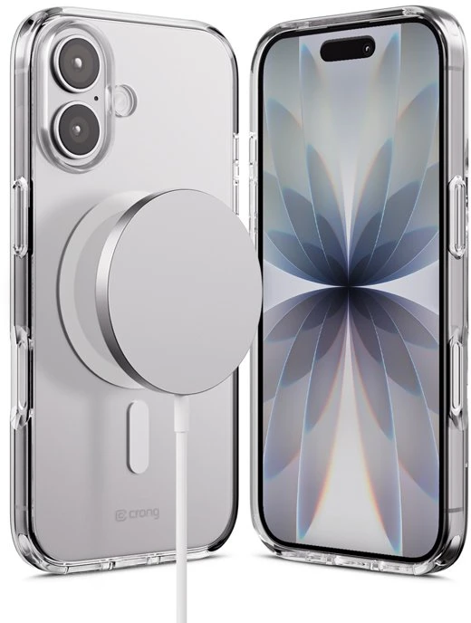 Crong Clear MAG Cover - dėklas MagSafe Apple iPhone 17 permatomas