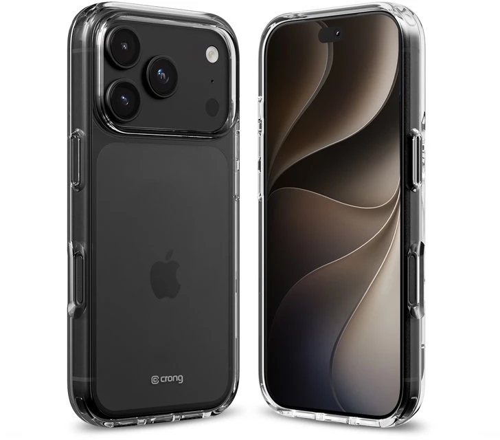 Permatomas dėklas iPhone 18 Pro Max / 17 Pro Max Crong Clear Cover