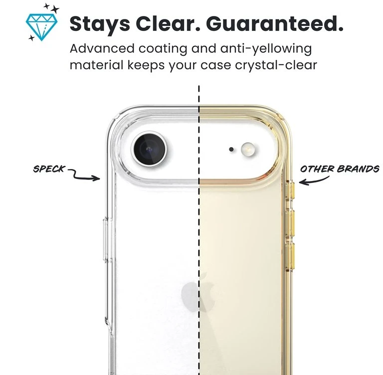 Speck Presidio Perfect-Clear - dėklas Apple iPhone Air Clear