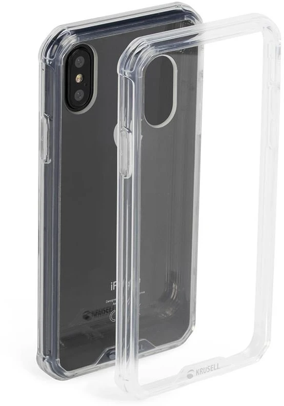 Krusell Kivik Pro Cover - dėklas skirtas Apple iPhone X Transparent