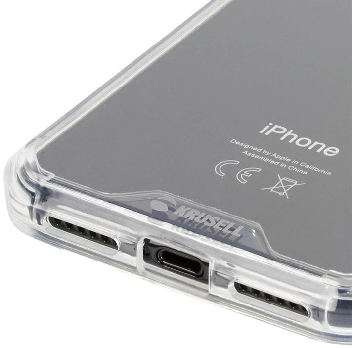 Krusell Kivik Pro Cover - dėklas skirtas Apple iPhone X Transparent