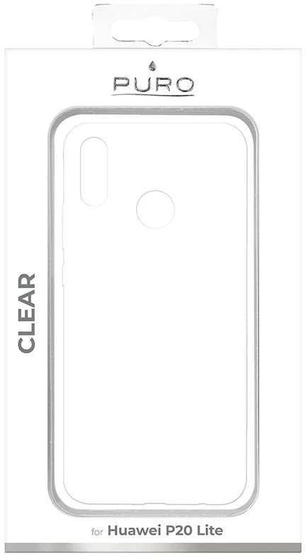 Dėklas PURO Clear Cover - Case Huawei P20 Lite 2018 5.8 "Transparent