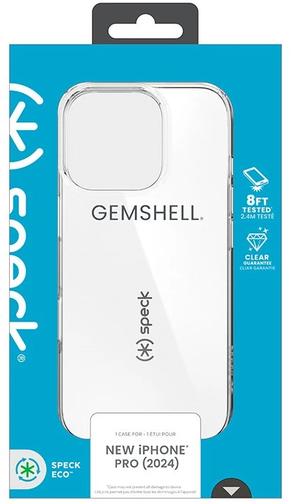 Dėklas Speck Gemshell do iPhone 16 Pro permatomas