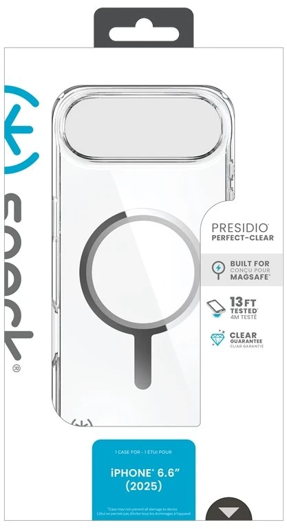 Speck Presidio Perfect Clear MagSafe - dėklas Apple iPhone Air Clear / Sidabrinis