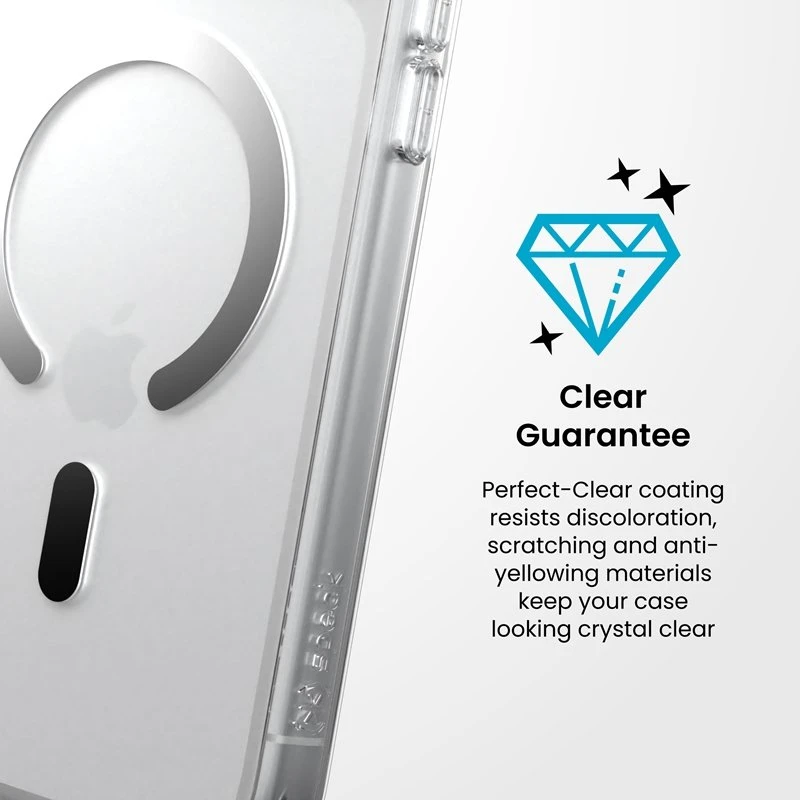 Permatomas dėklas Speck Presidio Perfect-Clear MagSafe iPhone 18 Pro Max / 17 Pro Max