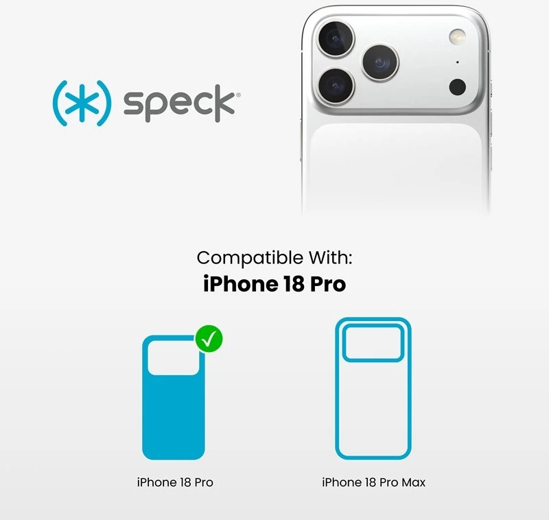 Permatomas dėklas Speck Presidio Perfect-Clear MagSafe iPhone 18 Pro / 17 Pro