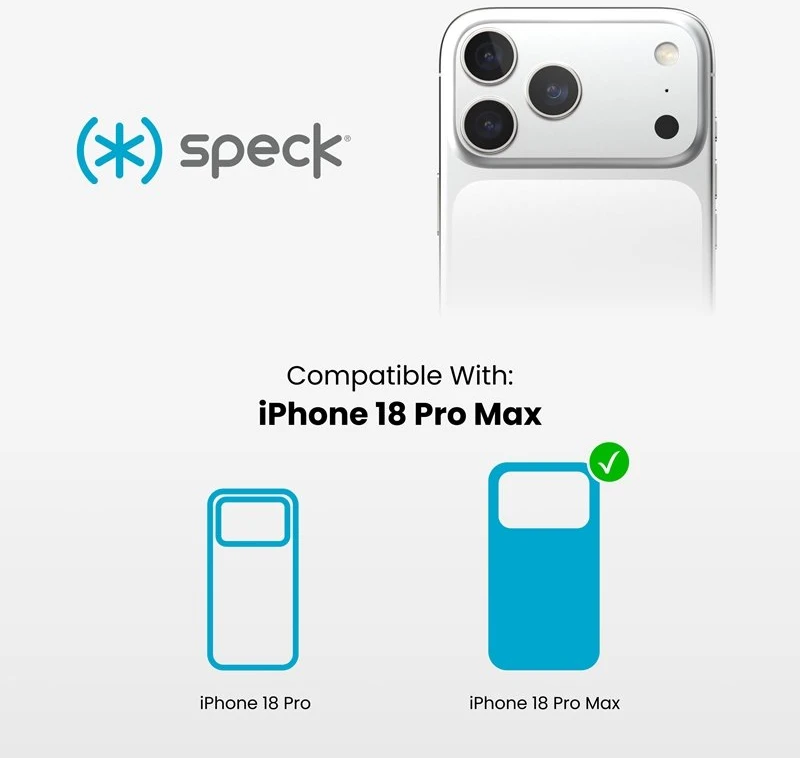 Permatomas dėklas Speck Presidio Perfect-Clear MagSafe iPhone 18 Pro Max / 17 Pro Max