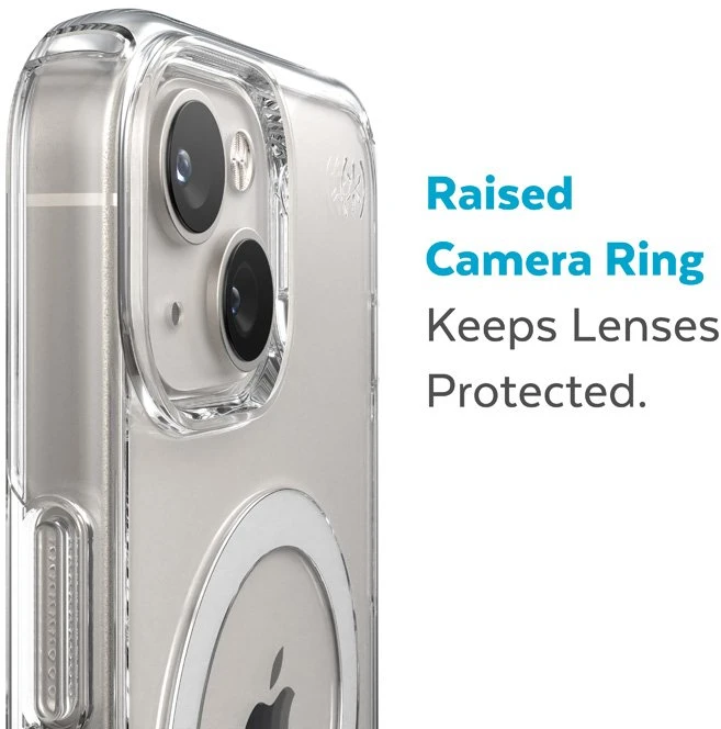 Speck Presidio Perfect-Clear + MagSafe - dėklas skirtas Apple iPhone 15 Plus / 14 Plus su MICROBAN coating Clear