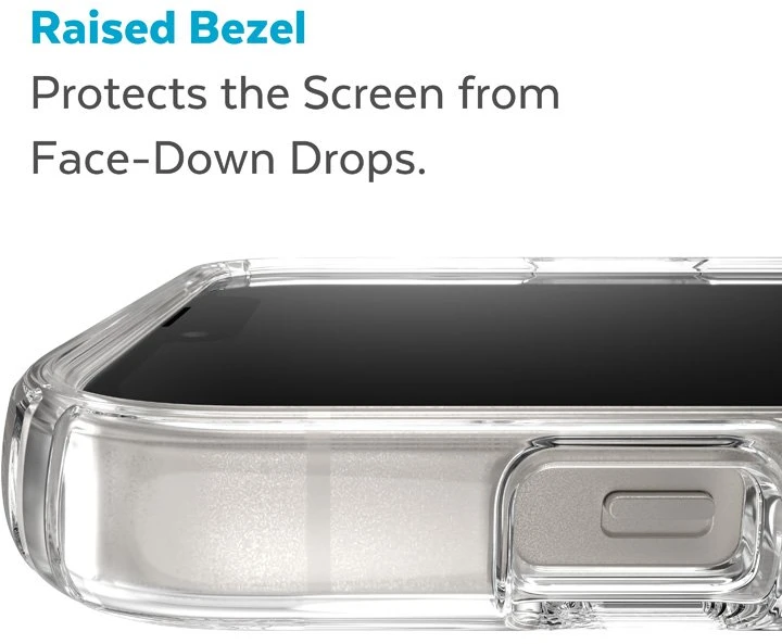 Speck Presidio Perfect-Clear + MagSafe - dėklas skirtas Apple iPhone 15 Plus / 14 Plus su MICROBAN coating Clear