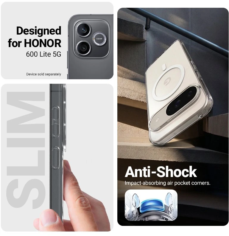 Permatomas MagSafe dėklas Honor 600 Lite 5G, Crong