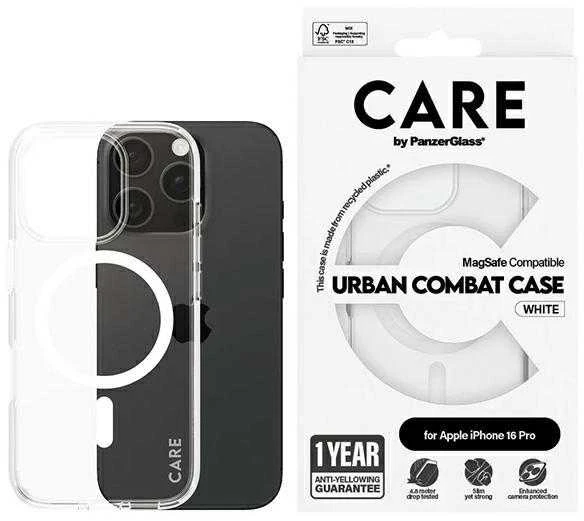 Panzer Glass CARE by PanzerGlass Flagship Apple iPhone 16 Pro 6.3"" dėklas telefonui juodos spalvos MagSafe 1346
