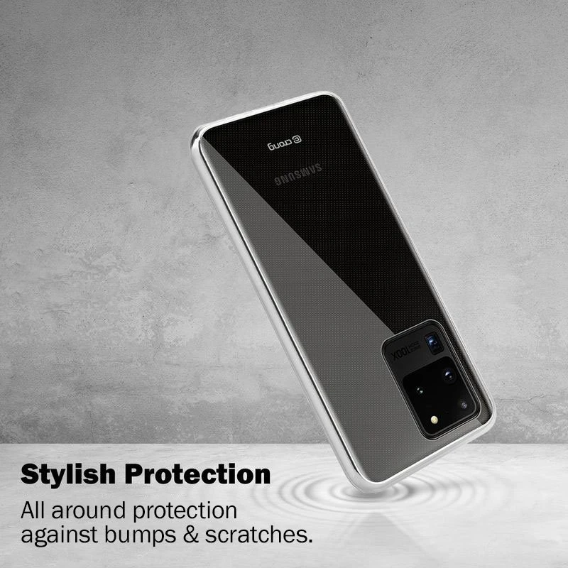 Crong Crystal Slim Cover - Flexible dėklas skirtas Apple iPhone 11 Pro Clear