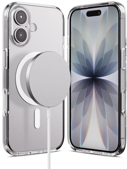 Crong Clear MAG Pro dėklas Apple iPhone 16 MagSafe skaidrus