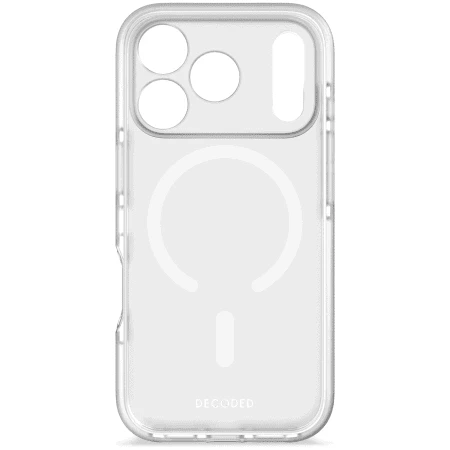 „Decoded DropTec“ permatomas „MagSafe“ dėklas, skirtas „iPhone 17 Pro“ – permatomas