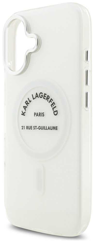 Karl Lagerfeld IML Karl RSG Logo MagSafe - dėklas skirtas Apple iPhone 17 transparent