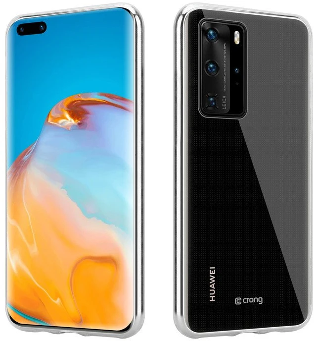 Crong Crystal Slim Cover - Protective dėklas skirtas Huawei P40 Clear