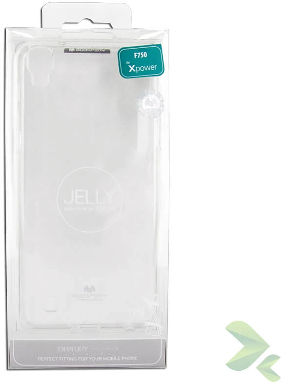 Mercury Transparent Jelly - dėklas skirtas LG X Power Clear