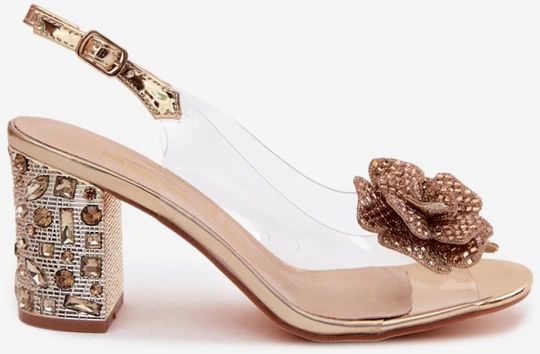 Permatomos basutės su kulnu Step in Style