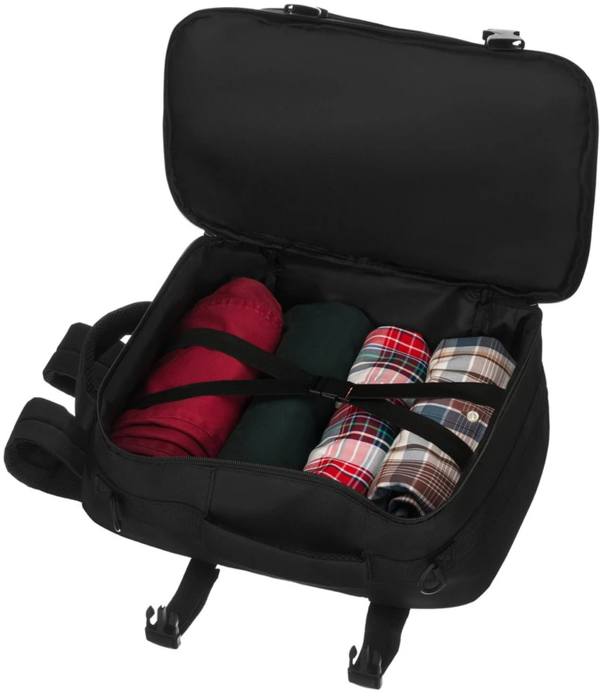 Kuprinė unisex Peterson, juoda K49