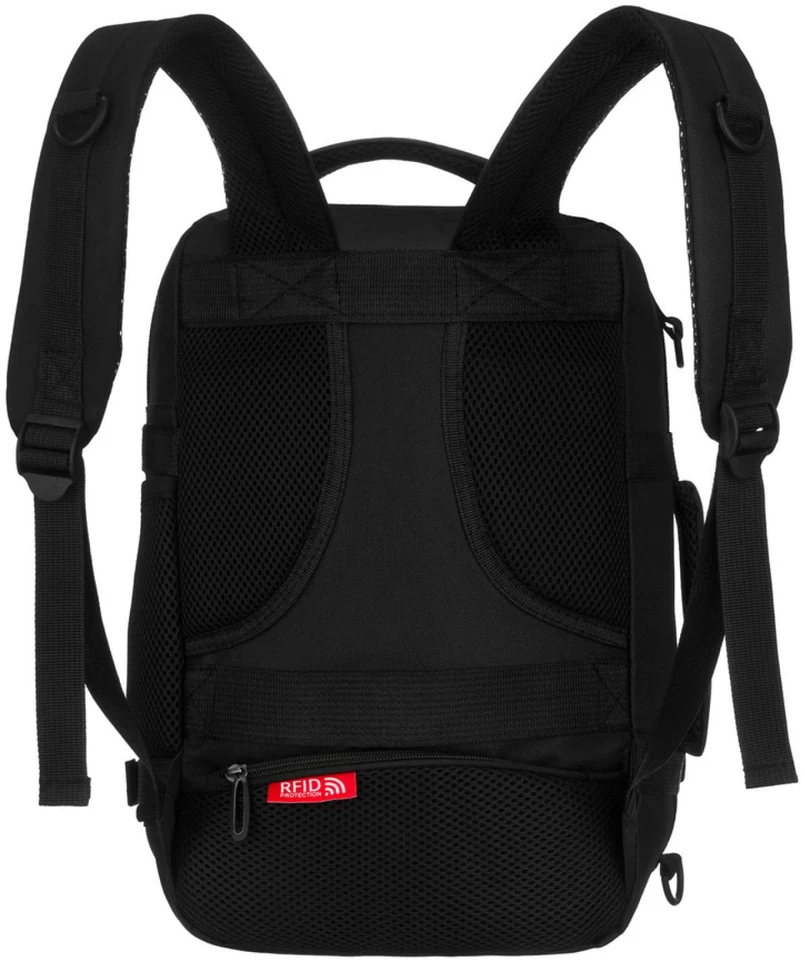 Kuprinė unisex Peterson, juoda K49