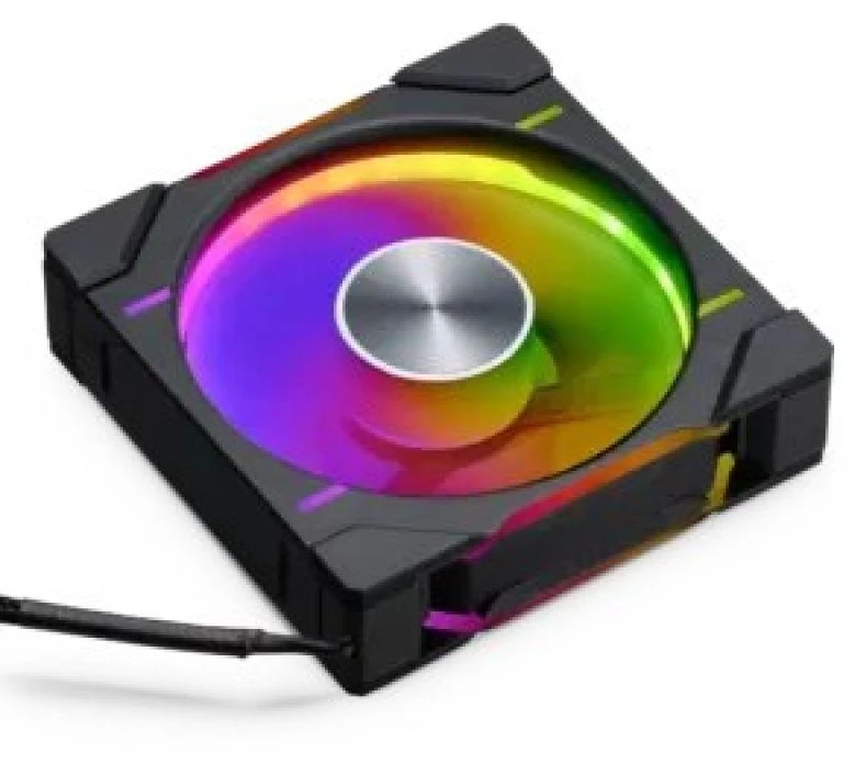 PHANTEKS D30 PWM Reverse Airflow D-RGB, 3-pack - 120mm, juoda