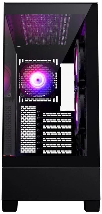 Ausinės Phanteks XT View langai su grūdintu stiklu, D-RGB – juodas