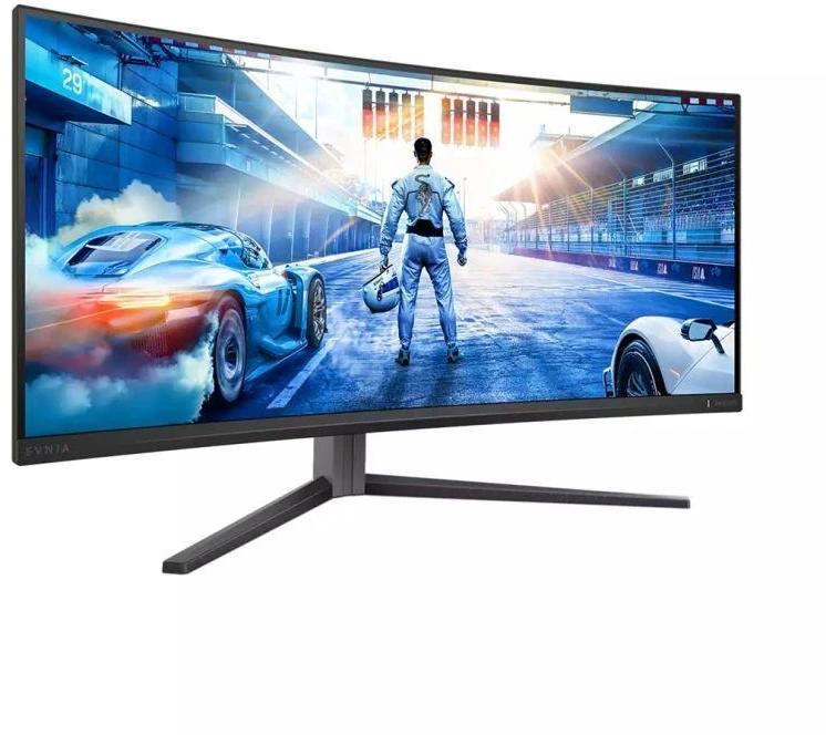 Monitorius Philips Evnia Curved Gaming Monitor, OLED 3440x1440, Juodas/Pilkas 34M2C6500/00