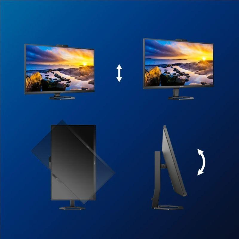 Monitorius Philips 27E1N5600HE/00 27", Juodos spalvos