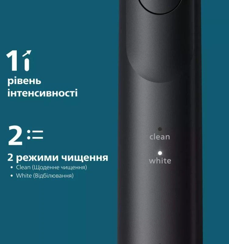 Elektrinis dantų šepetėlis „Philips Sonicare“ serija 5500 HX7111/01, Juodas