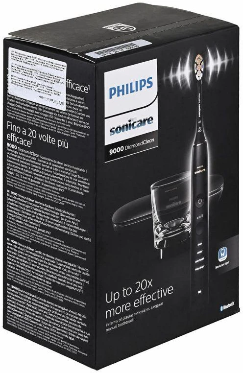 Philips Sonicare DiamondClean 9000 „Sonic“, elektrinis dantų šepetėlis su programa HX9911/17