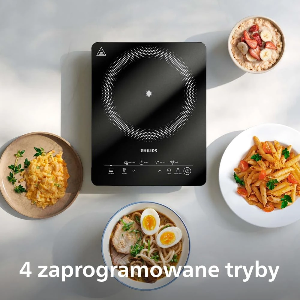 Indukcinė Kaitlentė - Philips 3000 Serija HD5830/90 Mini Vienos Zonos 2000W Juoda