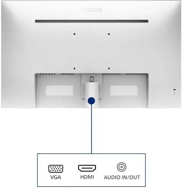 Philips | Monitorius | 271V8AW/00 | 27 " | IPS | 16:9 | 75 Hz | 4 ms | 1920 x 1080 pikselių | 250 cd/m² | Baltas