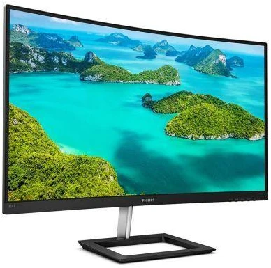 PHILIPS Lenktas LCD monitorius su „Ultra Wide-Color“ / 328E1CA/00 /  31,5 col. / 4K UHD / VA / HDMI/DP / garsiakalbiai
