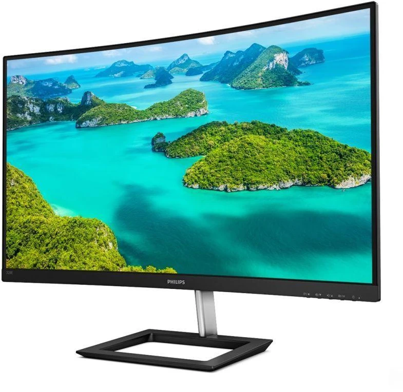PHILIPS Lenktas LCD monitorius su „Ultra Wide-Color“ / 328E1CA/00 /  31,5 col. / 4K UHD / VA / HDMI/DP / garsiakalbiai