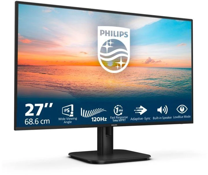 Ausinės Philips monitorius 68,5 cm (27,0") 27E1N1200A 16:9 VGA+HDMI+DP IPS