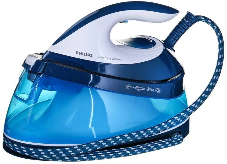 Philips GC7840/20 steam ironing station 2400 W 1.5 L SteamGlide soleplate Mėlyna, Baltas