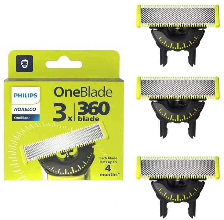 Keičiamasis peiliukas Philips OneBlade QP430/50, 3 vnt.