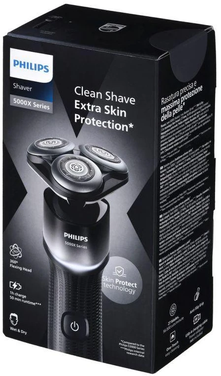 Philips Shaver 5000X series Drėgnojo ir sausojo skutimo elektrinė barzdaskutė X5004/00